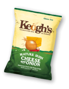 Mature Irish Cheese and Onion Crisps | Keogh's Crisps | Irish Crisps