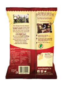 keoghs crisps crinkle frame grilled Irish steak back of pack