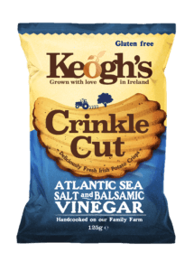 Keoghs crinkle cut sea salt balsamic vinegar