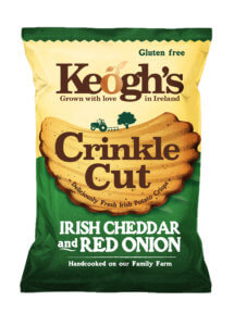 Keoghs crisps Irish cheddar and red onion