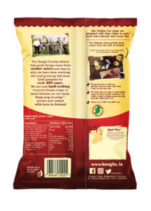 Keoghs crisps flame grilled irish steak back of pack
