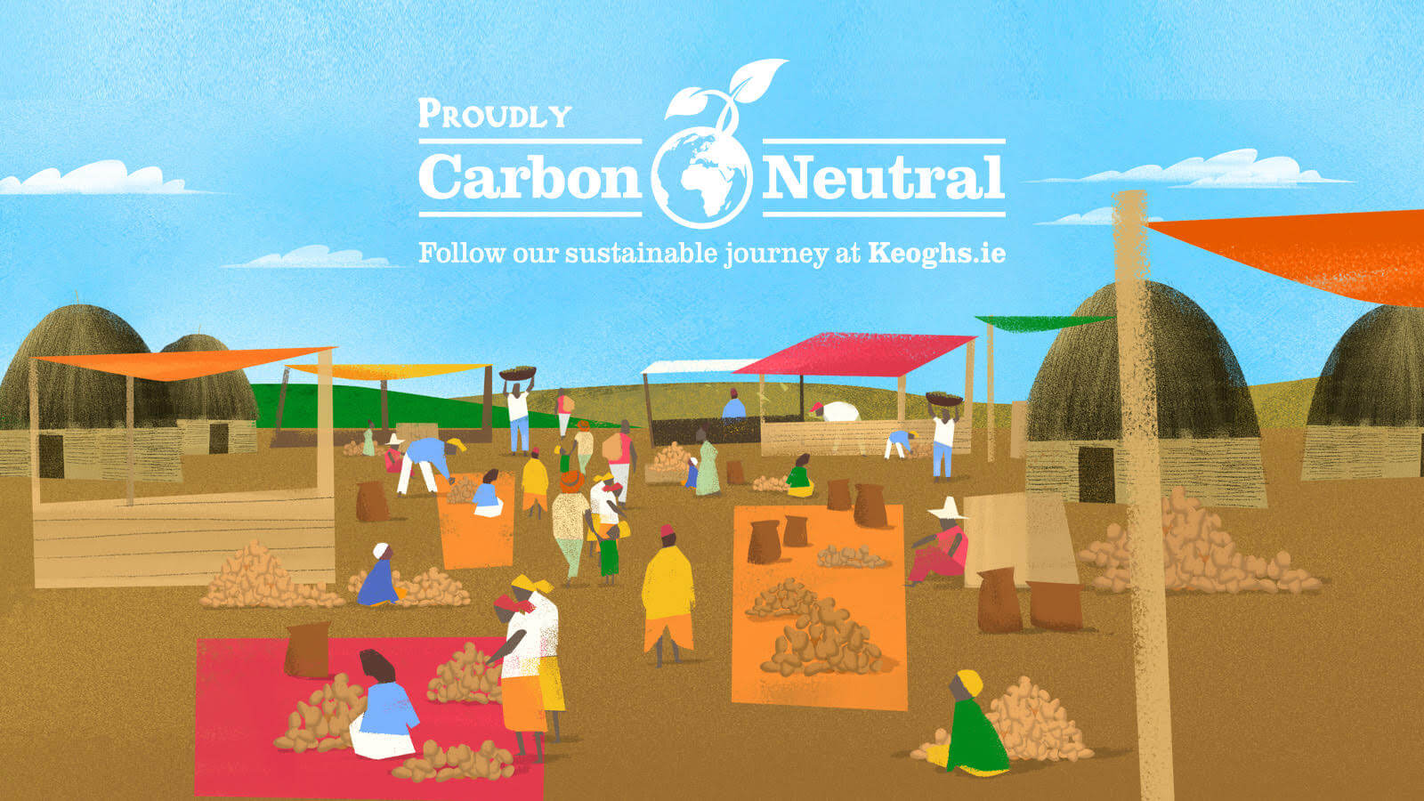Proudly Carbon Neutral keoghs crisps