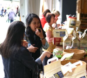 girls eating crisps keoghs
