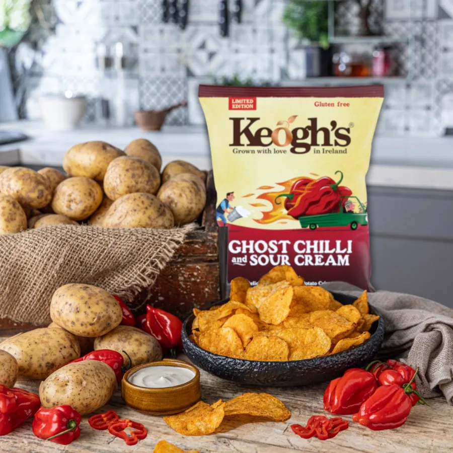 Ghost Chilli crisps
