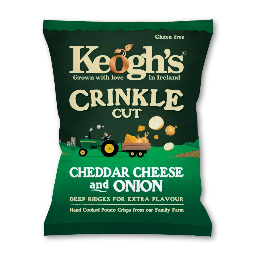 KEOGHS IRE CRINKLE CHEESE ONION