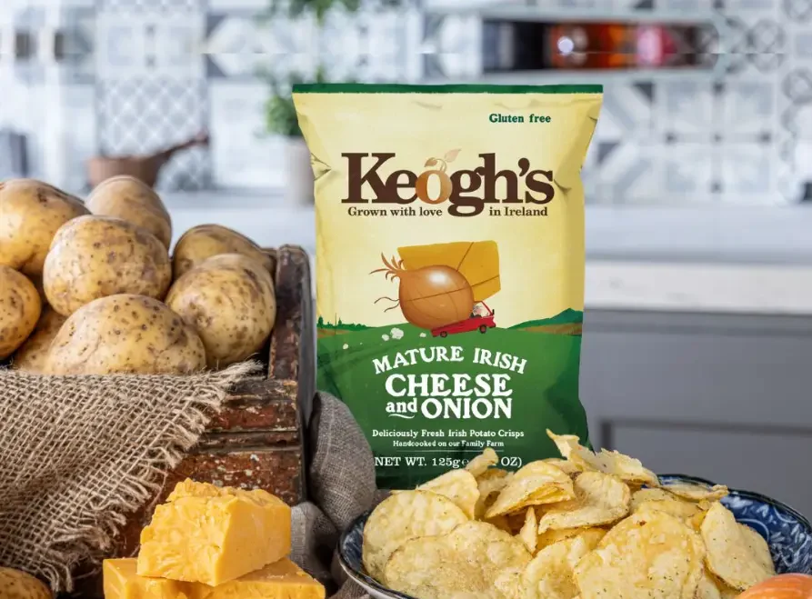 cheese onion potatoes with crisp pack