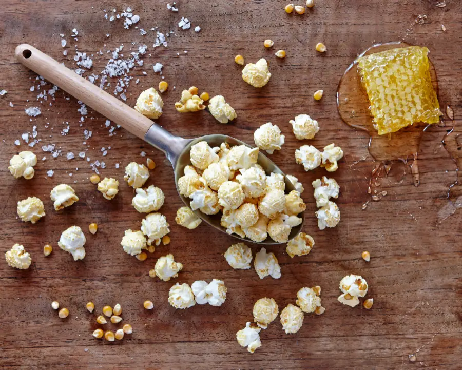popcorn kernels honey honeycomb