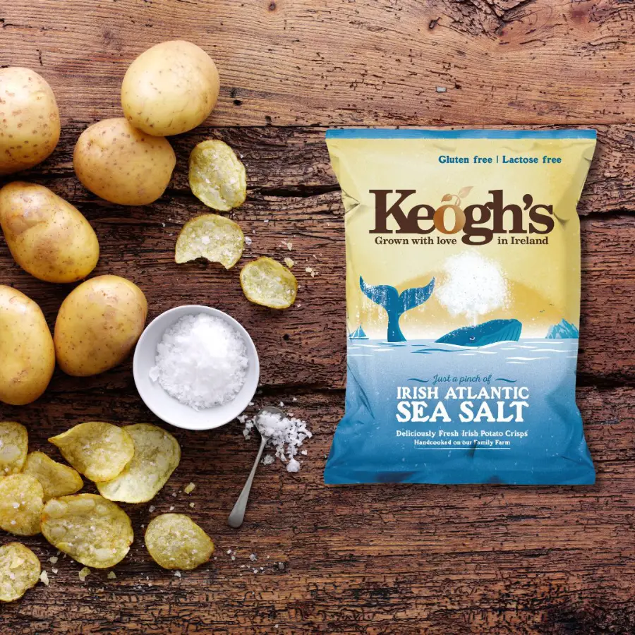 potatoes salt crisp pack
