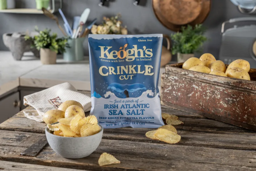 potatoes salt crisp packed