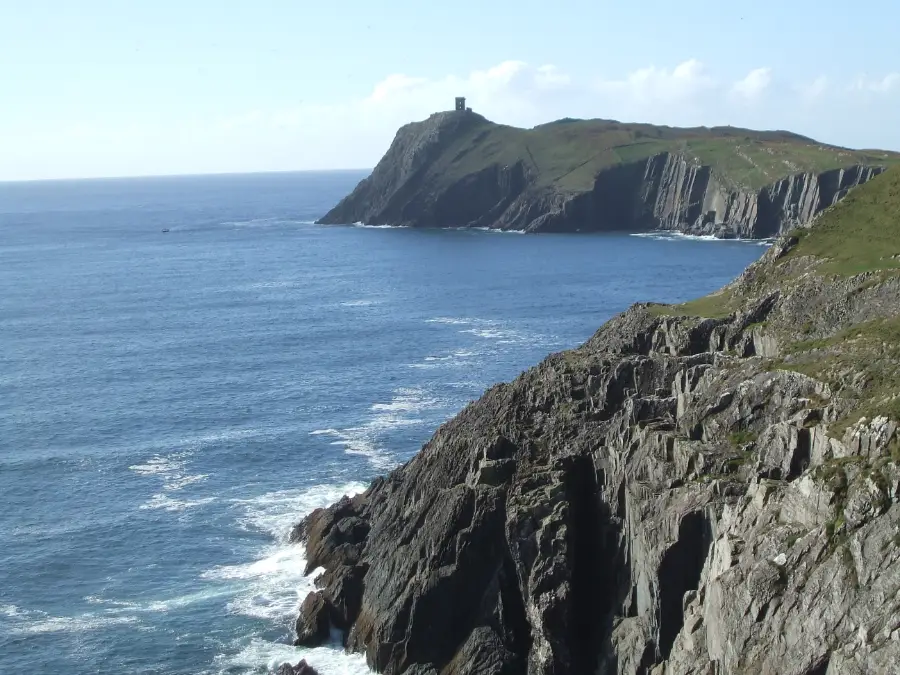 seaview from cliffside