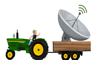 tractor satellite trailer