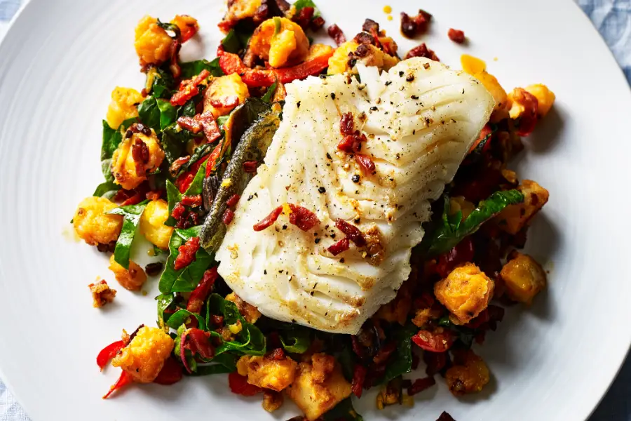 cod with potatoes