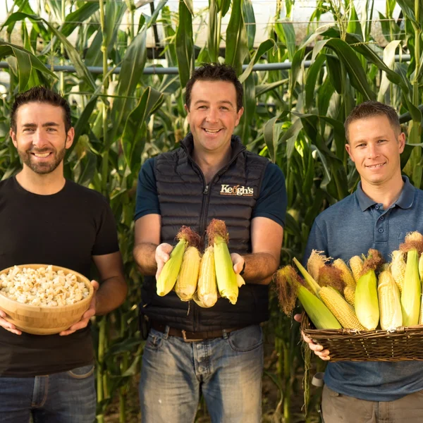 Tom, Ross & Derek launching Bigger Bite Popcorn.
