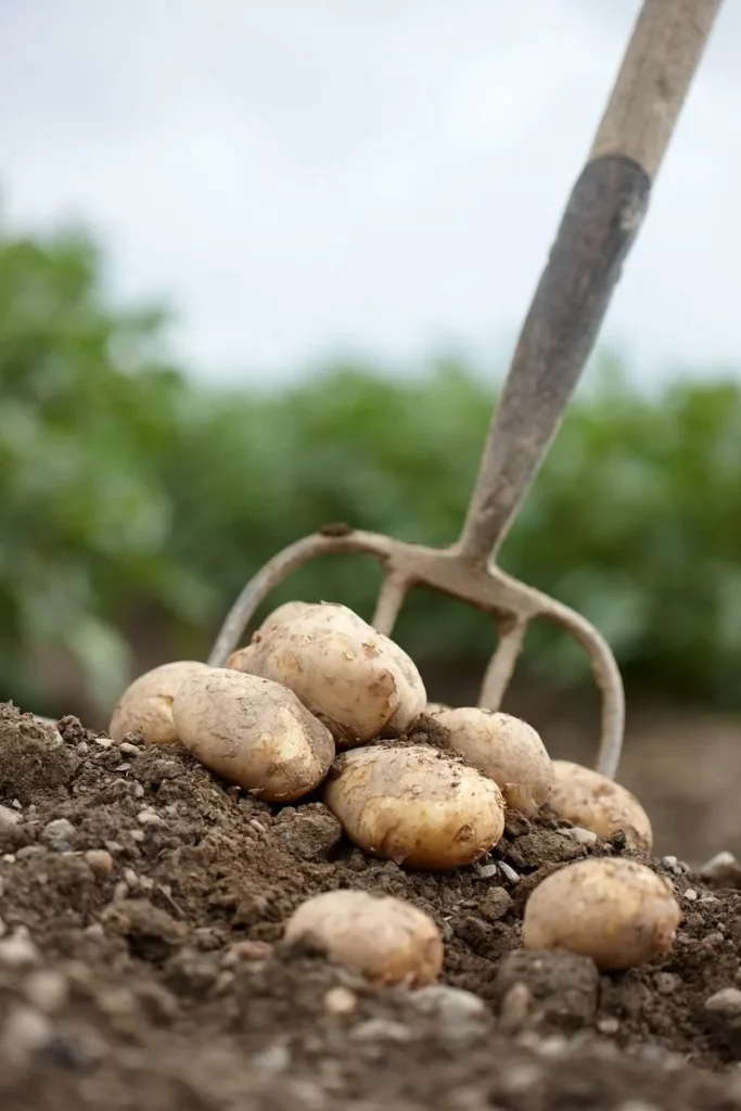 potatoes harvest