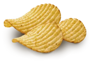 crinkle cut crisps