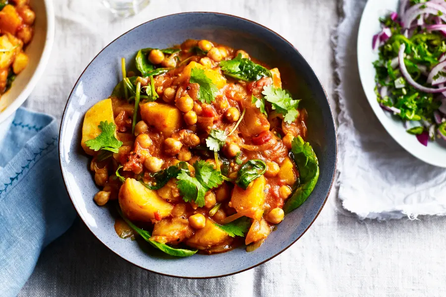 potato chickpea masala