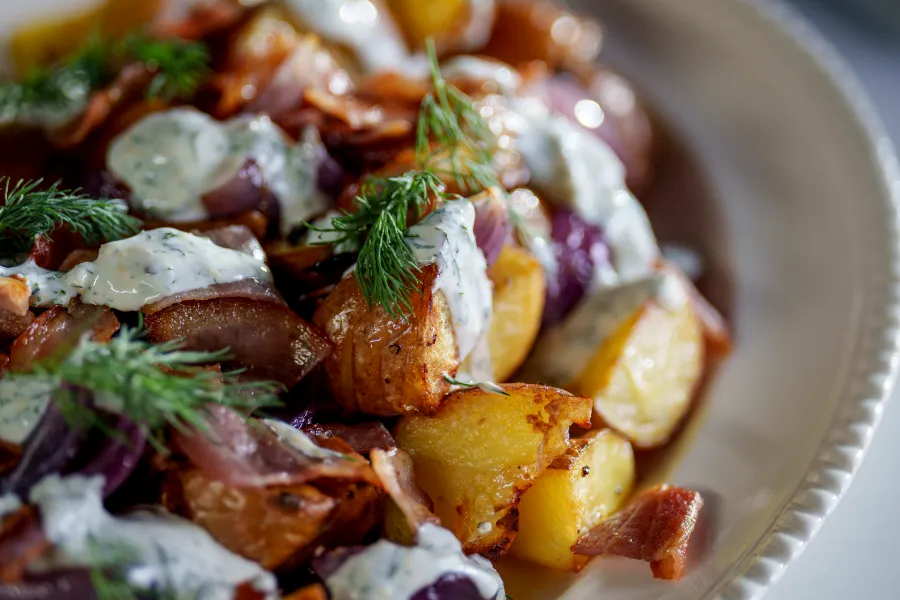 roast potato salad