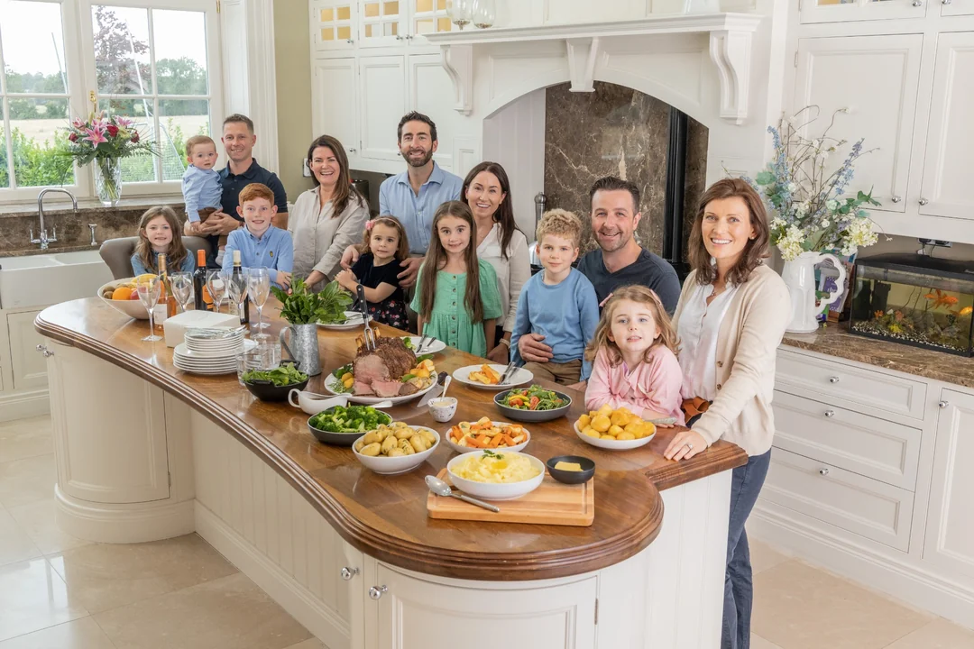 keoghs family having dinner